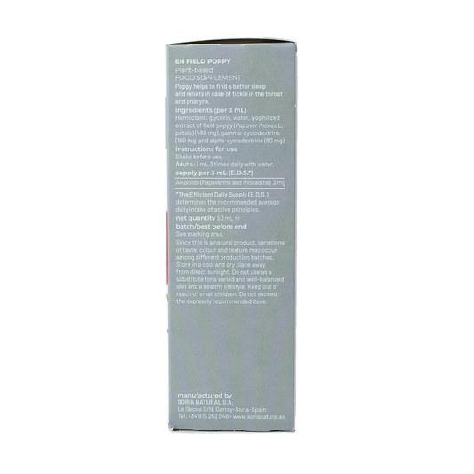 Soria Natural Papaver rhoeas extract 50.00 Milliliter