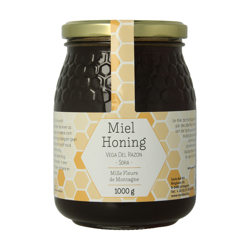 Soria Natural Berghoning miel aromatica 1 Kilogram