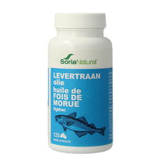 Soria Natural Higabac levertraanolie 125.00 Softgels