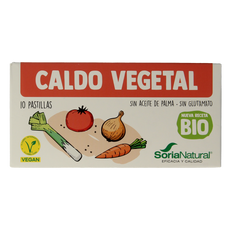 Soria Natural Bouillonblokjes plantaardig bio 10 Stuks