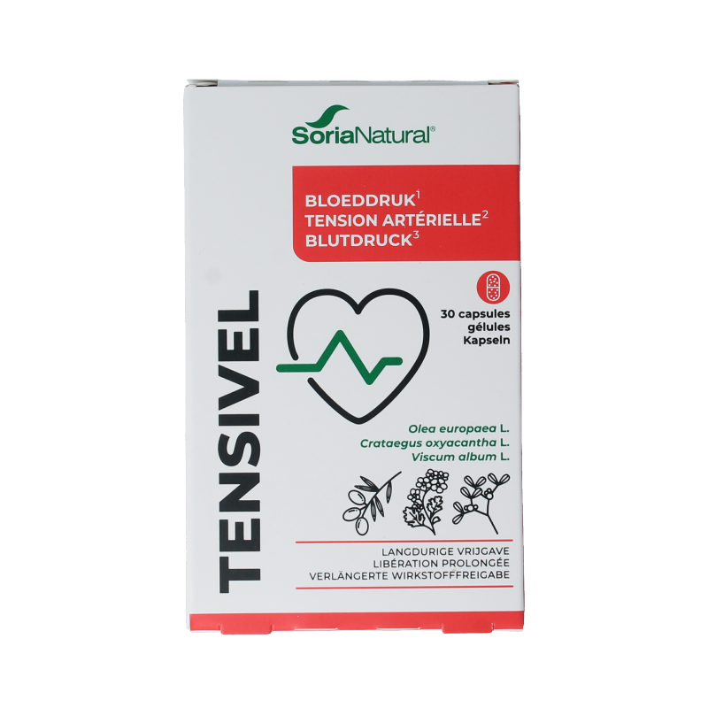 Soria Natural Tensivel bloeddruk 30 Capsules