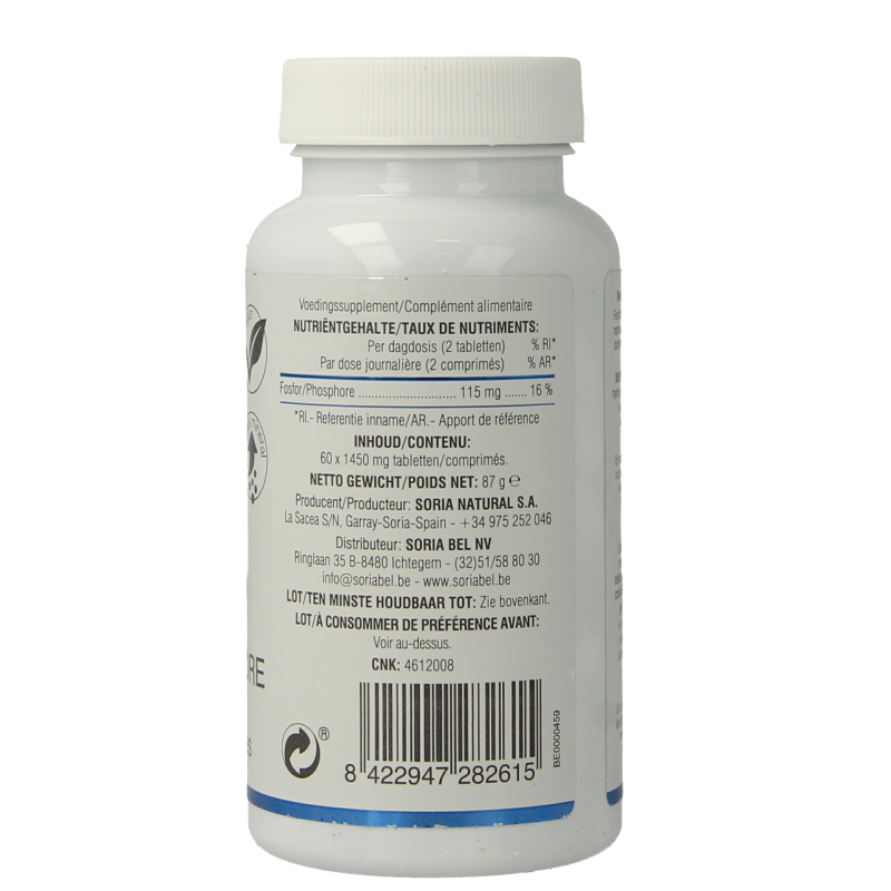 Soria Natural Fosfor 57.5mg 60 Tabletten