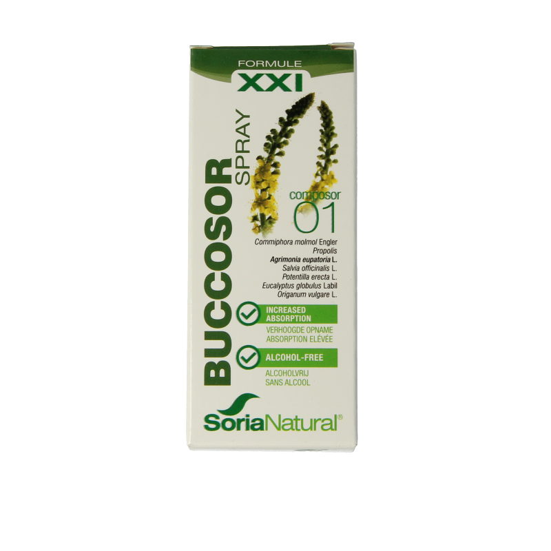 Soria Natural Composor 1 buccosor spray XXI 30 Milliliter