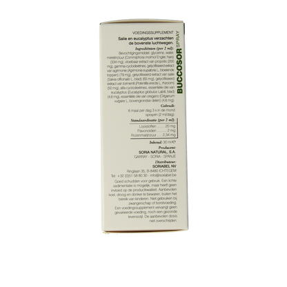Soria Natural Composor 1 buccosor spray XXI 30.00 Milliliter