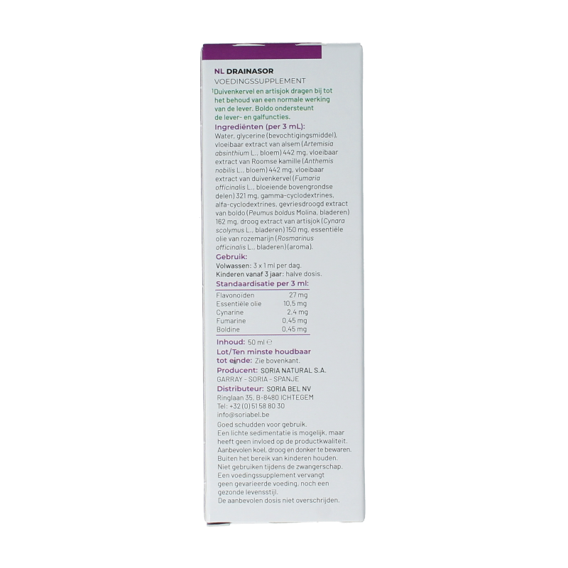 Soria Natural Composor 3 drainasor XXI 50 Milliliter