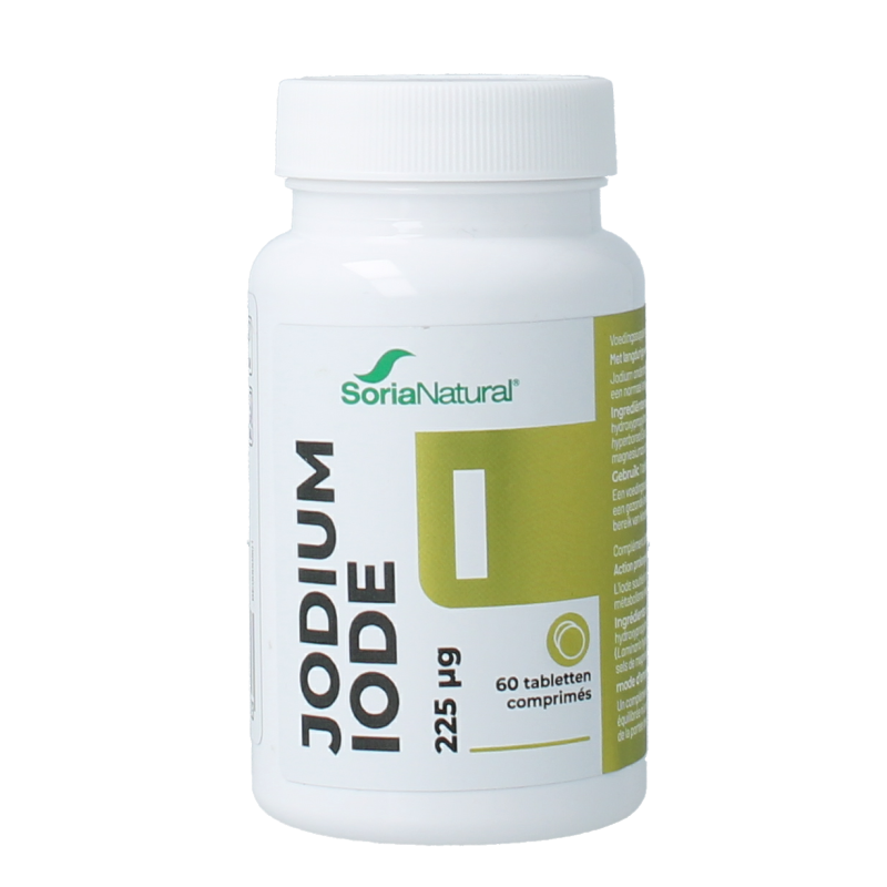Soria Natural Jodium 225mcg  bio-actief 60 Tabletten