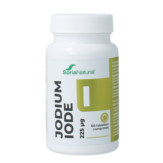 Soria Natural Jodium 225mcg  bio-actief 60 Tabletten