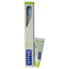 Vitis Orthodontic access borstel met sample tandpasta 1 Set