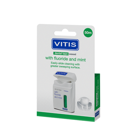 Vitis Tape waxed fluor mint groen 50 meter 1 Stuks