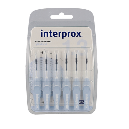 Interprox Premium cylindrical 1.3 licht blauw 3.5mm  6 Stuks