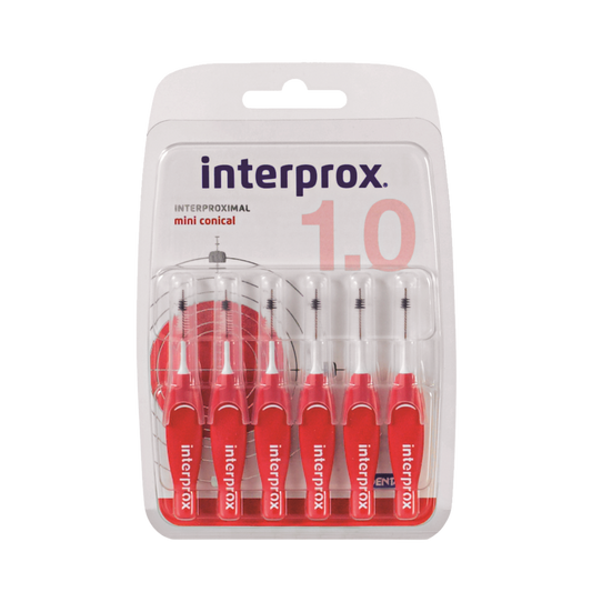 Interprox Premium mini conical rood 6 Stuks
