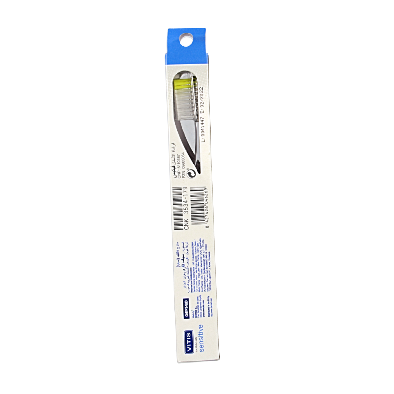 Vitis Tandenborstel sensitive met sample tandpasta 1 Stuks