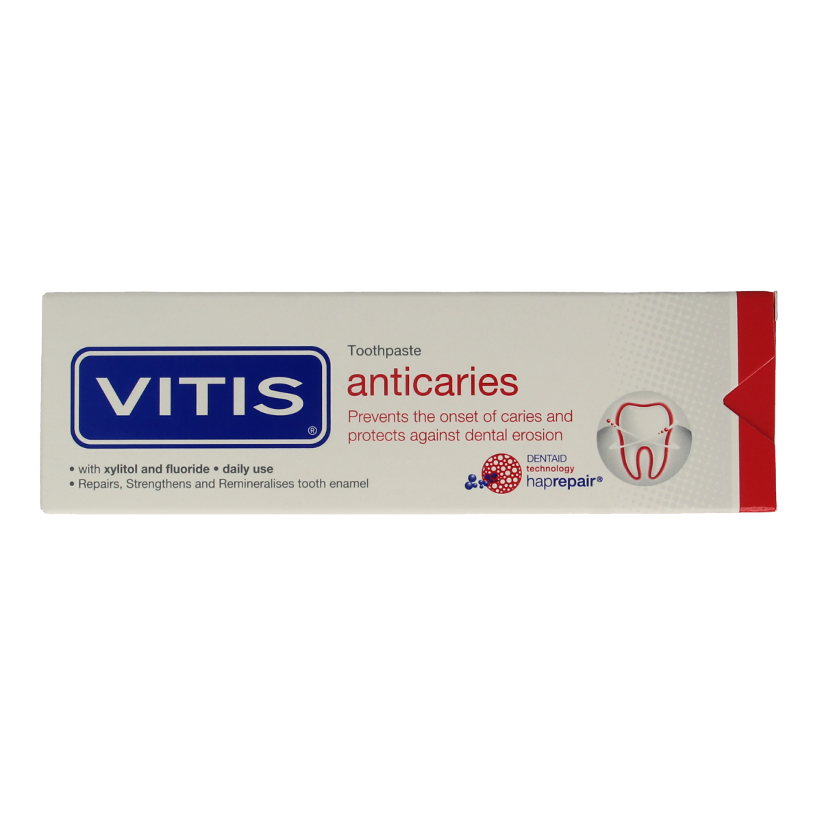 Vitis Tandpasta anti caries 75.00 Milliliter