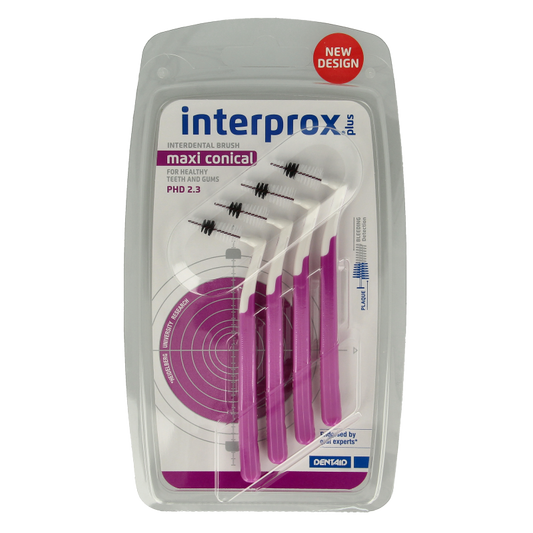 Interprox Plus ragers maxi conical paars 4 Stuks
