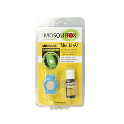Mosquitox Armband met etherische olie 10 Milliliter