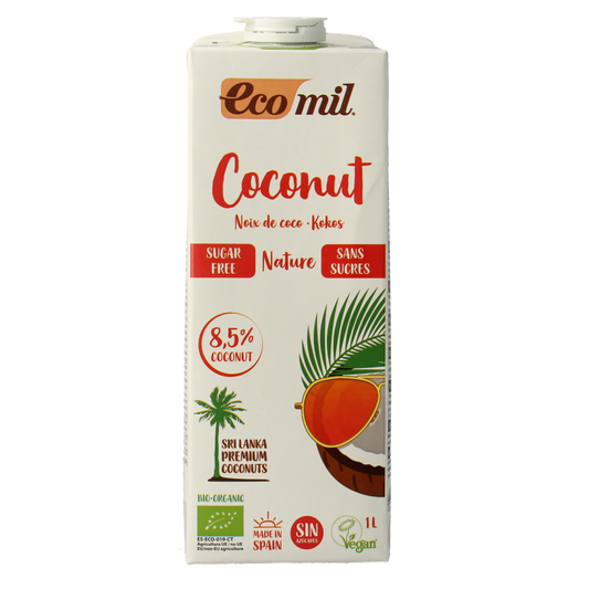 Ecomil Kokosmelk naturel bio 1 Liter