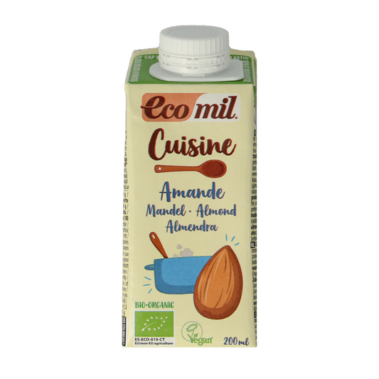 Ecomil Cuisine amandel bio 200 Milliliter