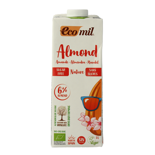 Ecomil Amandeldrank naturel suikervrij bio 1 Liter
