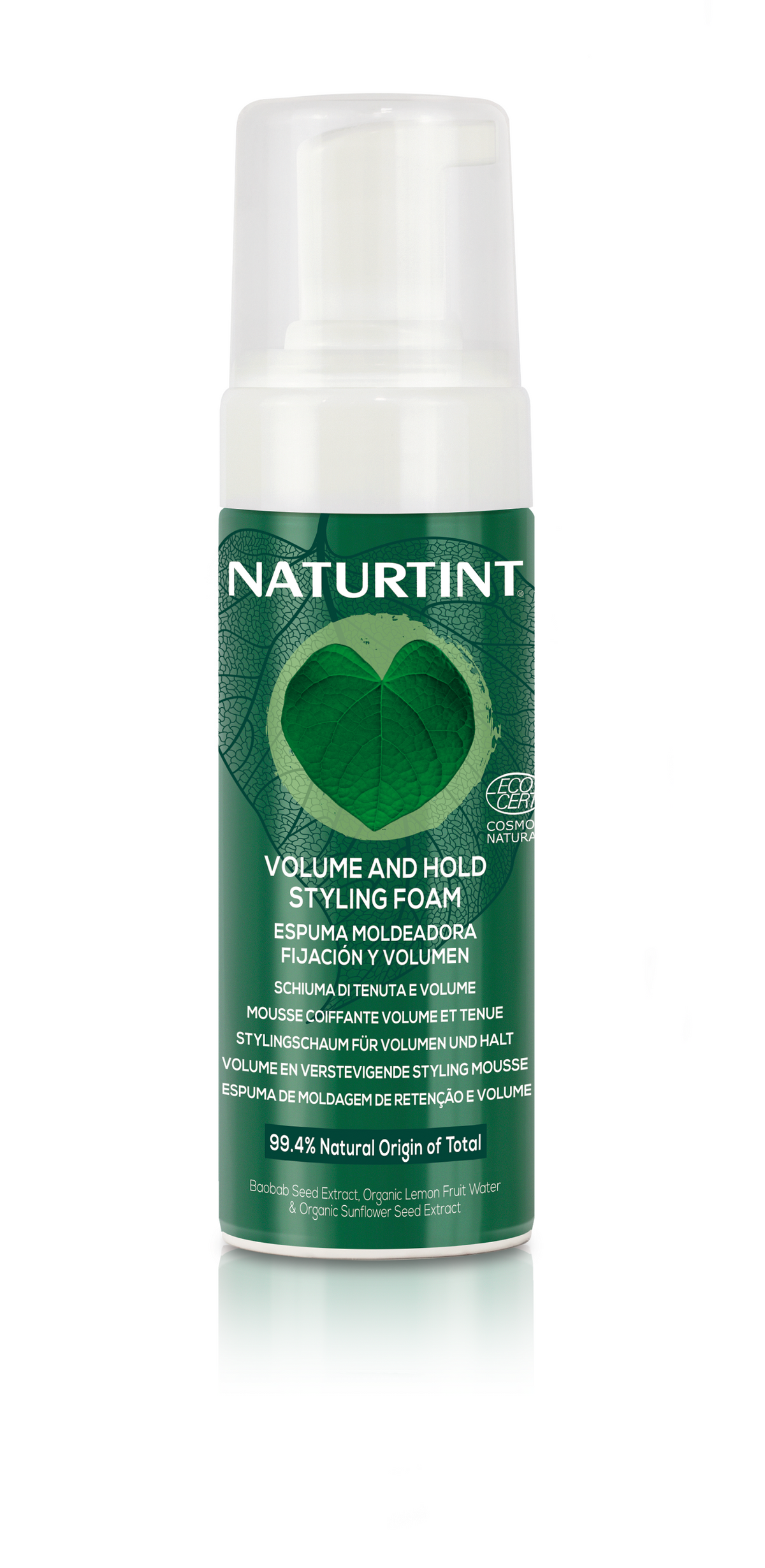 Naturtint Styling foam volume and hold eco 125.00 Milliliter – AtHomePharma