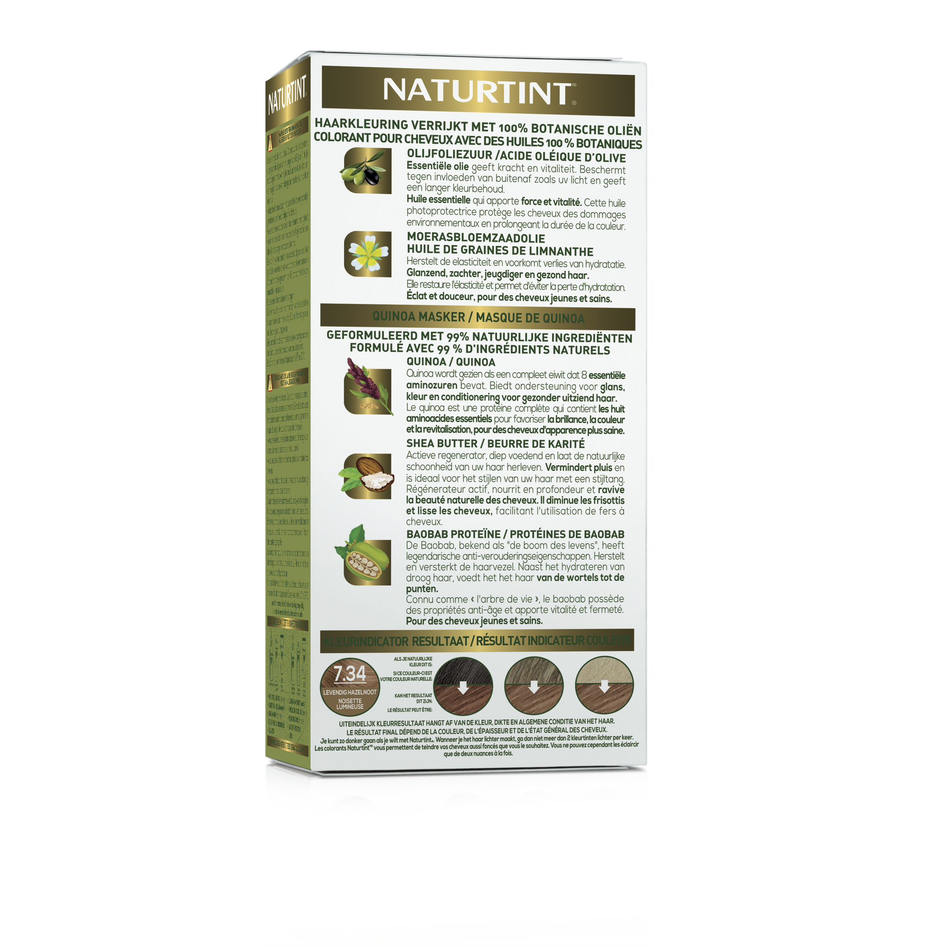 Naturtint 7.34 Helder hazelnoot 170.00 Milliliter