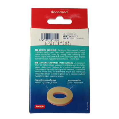 Deramed Eeltknobbel anti druk ring 3mm 4 Stuks