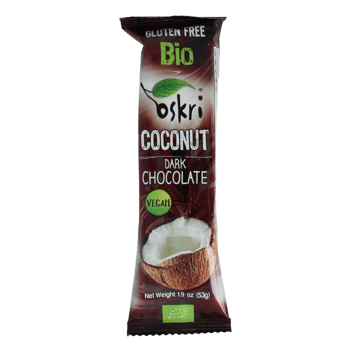 Oskri Chocolate dark coconut bio 53.00 Gram