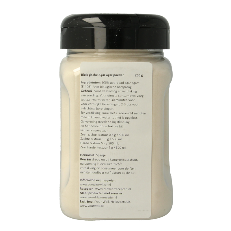 Porto Muinos Agar agar poeder bio 200 Gram