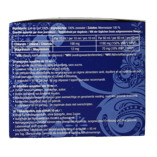 Quinton Hypertonic ampullen 10ml 30 Ampullen