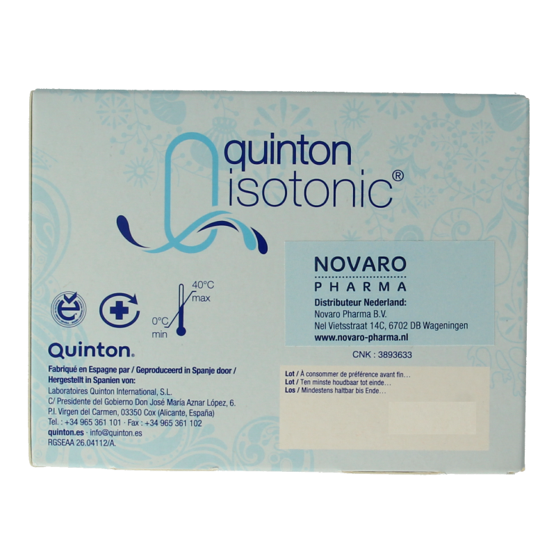Quinton Isotonic ampullen 10ml 30 Ampullen