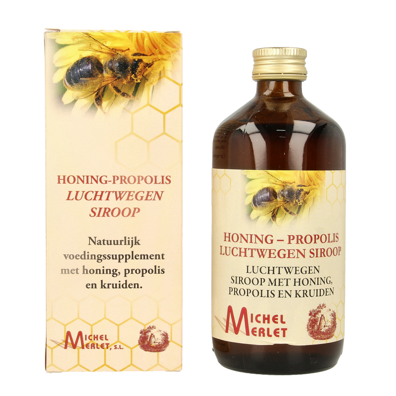 Michel Merlet Honing - propolis luchtwegen siroop 250 Milliliter