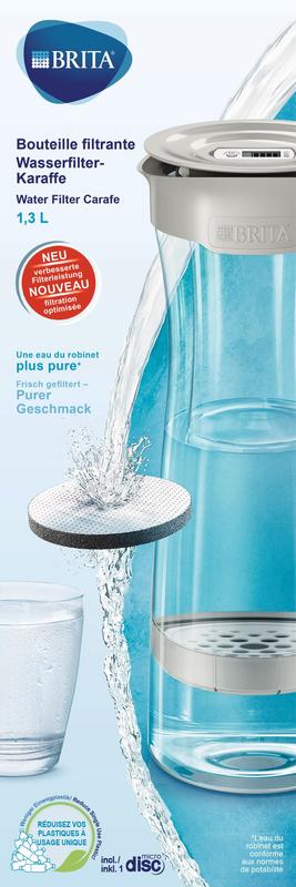 Brita Waterfilterkaraf soft grey 1 Stuks