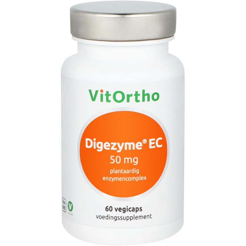 VitOrtho Digezyme EC 50mg 60 Vegetarische capsules