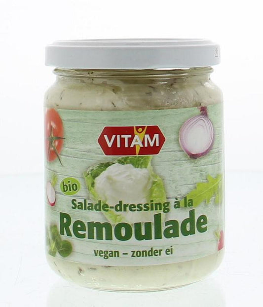 Vitam Saladedressing a la remoulade zonder ei bio 225.00 Milliliter