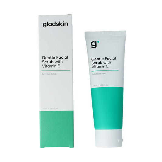 Gladskin Facial scrub gentle with vitamine E 75 Milliliter