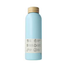 Waterdrop  Roestvrijstalen drinkfles pastel turqu matt 600ml 1.00 Stuks