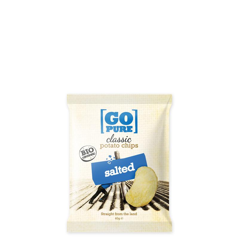 Go Pure Chips naturel gezouten bio 40 Gram