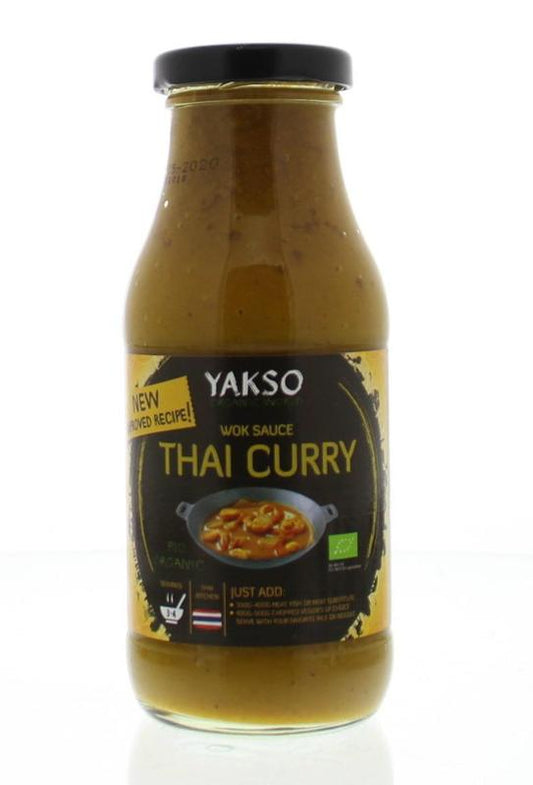 Yakso Woksaus curry bio 240 Milliliter