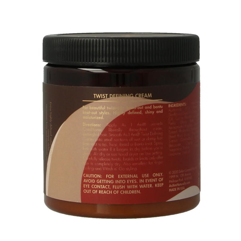 As I Am  Defining cream twist 227 Gram
