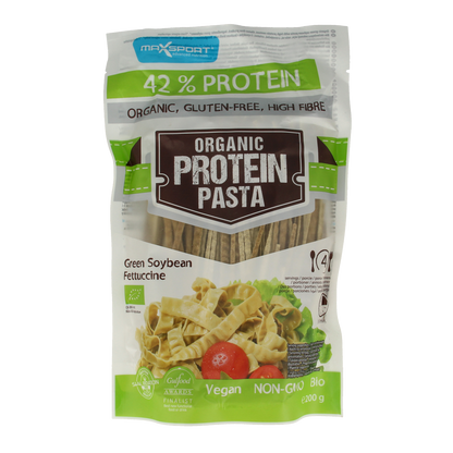 Max Sport Protein pasta green soybean fettucine bio 200.00 Gram