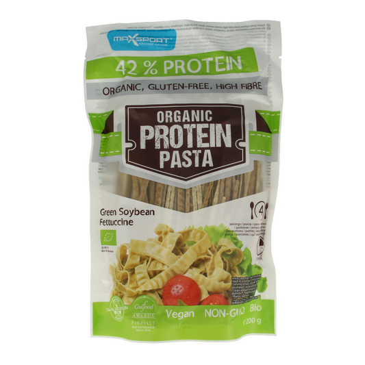 Max Sport Protein pasta green soybean fettucine bio 200 Gram