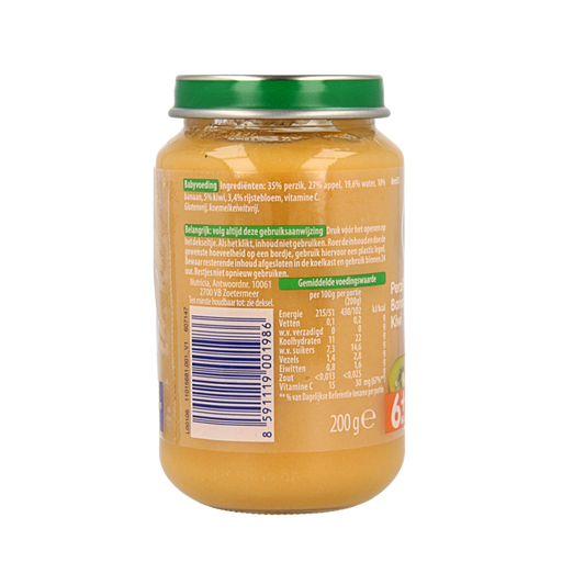 Olvarit Perzik banaan kiwi 6M53 200 Gram