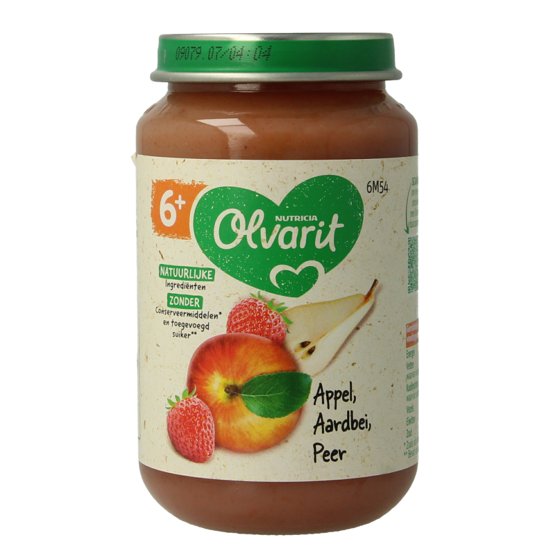 Olvarit Appel aardbei peer 6M54 200 Gram