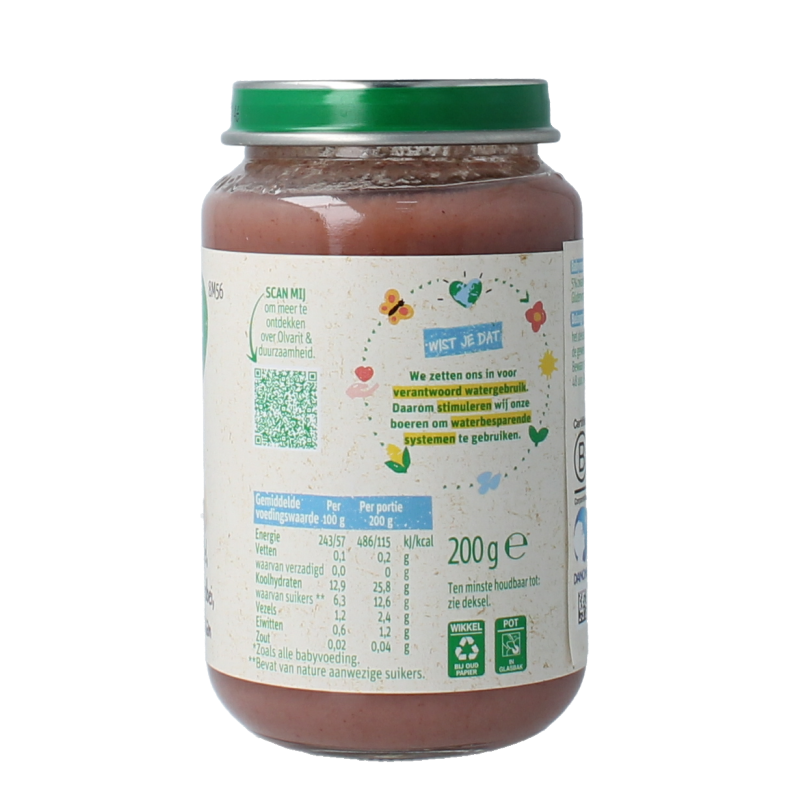 Olvarit Appel aardbei banaan 8M56 200 Gram