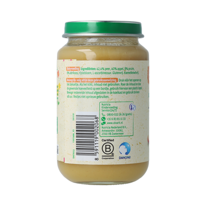 Olvarit Peer appel abrikoos 6M55 200.00 Gram