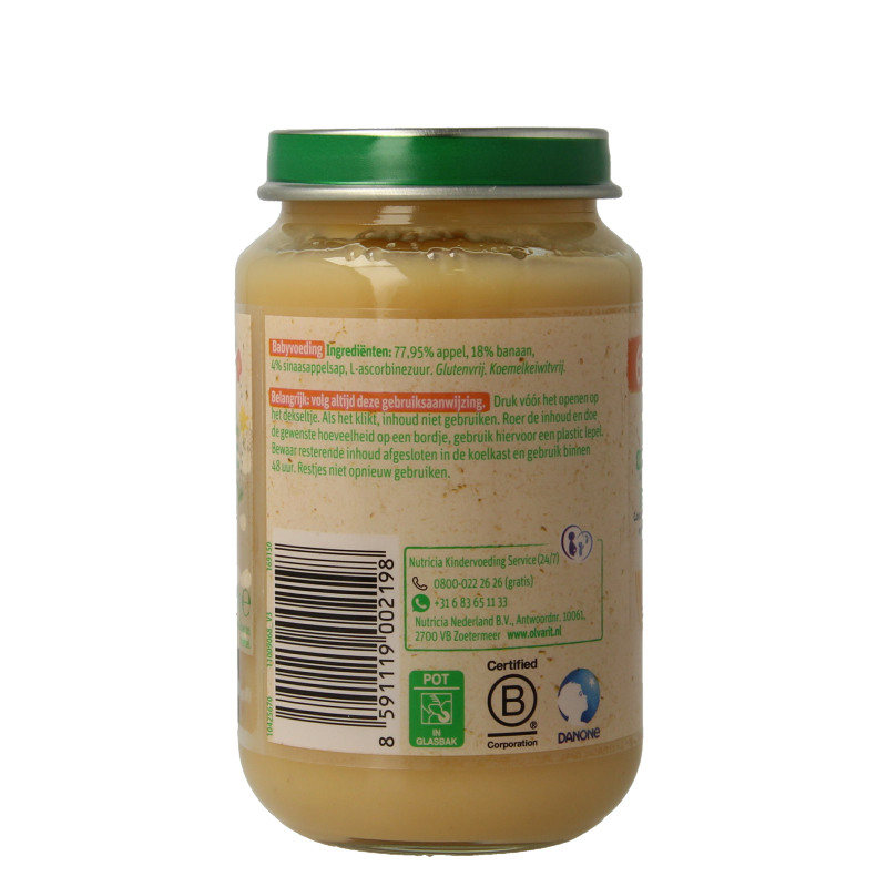 Olvarit Appel banaan sinaas 6M57 200 Gram