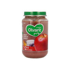 Olvarit Appel yoghurt bosbes 12M54 200.00 Gram