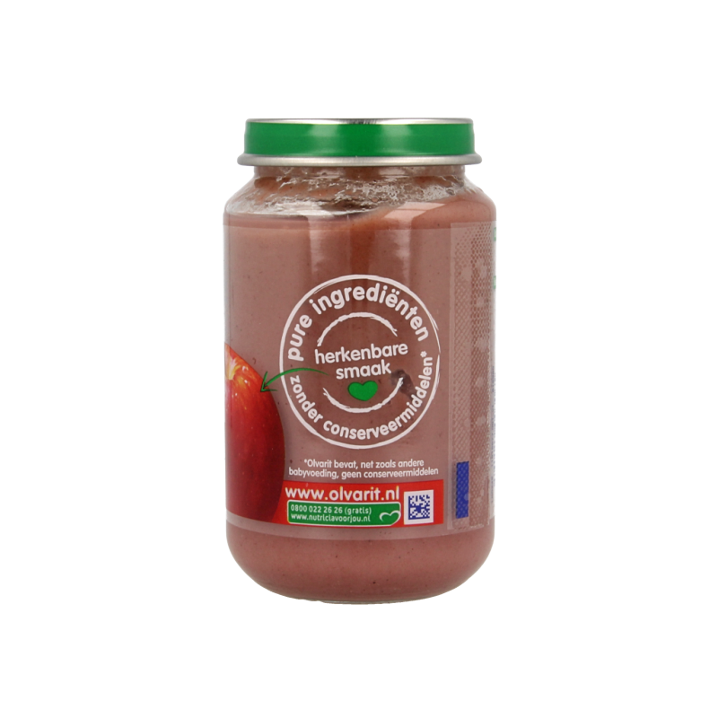 Olvarit Appel yoghurt bosbes 12M54 200 Gram