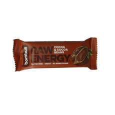 Bombus Raw energy bar cocoa & cocoa beans 50 Gram