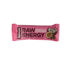Bombus Raw energy bar maracuja & coconut 50.00 Gram
