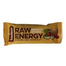 Bombus Raw energy bar peanut & dates 50.00 Gram